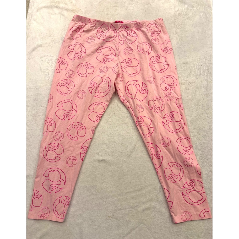 Barbie Pink Silhouette Logo Pajama Pants XXL Womens Sleepwear